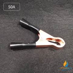 Kẹp cá sấu cơ size to 50A, kẹp cá sấu cho phòng thí nghiệm, thực hành khoa học vật lý