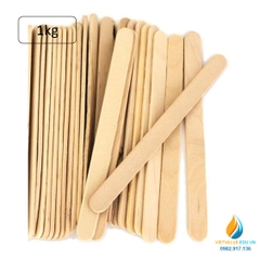 Que kem dẹp nhỏ, thanh gỗ nẹp, đóng túi 1 kg, dụng cụ thực hành khoa học sáng tạo