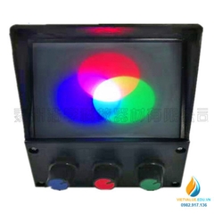 Đèn trộn 3 màu cơ bản, thí nghiệm tổng hợp màu sắc ánh sáng