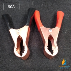 Kẹp cá sấu cơ size to 50A, kẹp cá sấu cho phòng thí nghiệm, thực hành khoa học vật lý