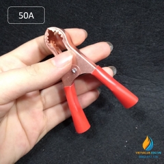 Kẹp cá sấu cơ size to 50A, kẹp cá sấu cho phòng thí nghiệm, thực hành khoa học vật lý
