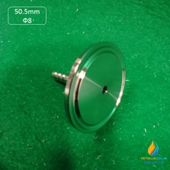Khớp nối ống đường kính đế 50.5mm Ф8 vòi, chất liệu  Inox 304