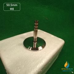 Khớp nối ống đường kính đế 50.5mm Ф8 vòi, chất liệu  Inox 304