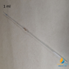 Pipet bầu thủy tinh 1ml, pipet bầu hút định lượng hút chính xác