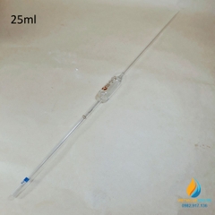 Pipet bầu thủy tinh 25ml, pipet bầu hút định lượng hút chính xác