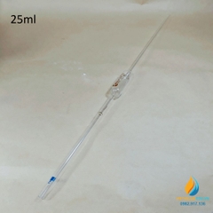 Pipet bầu thủy tinh 25ml, pipet bầu hút định lượng hút chính xác