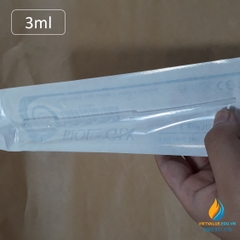 Pipet paster nhựa, dung tích hút 3ml, tiệt trùng hoàn toàn, hãng Biologix Mỹ