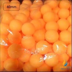 Bóng bàn đường kính 40mm, nhựa, độ cứng cao, dụng cụ thực hành stem