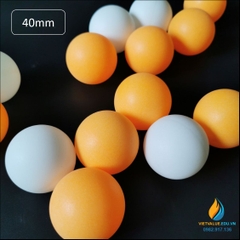 Bóng bàn đường kính 40mm, nhựa, độ cứng cao, dụng cụ thực hành stem