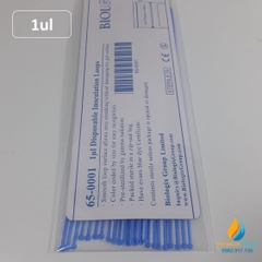 Que cấy vi sinh 1ul, que cấy tiệt trùng hoàn toàn, đóng gói túi 100 que, hãng Biologix Mỹ