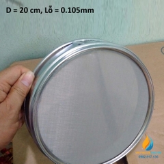 Sàng rây tiêu chuẩn đường kính 20cm kích thước mắt sàng 0.315mm, mã sàng số 55