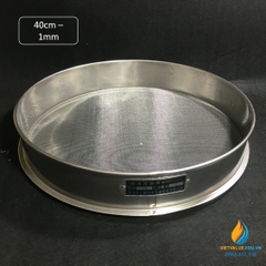 Sàng rây tiêu chuẩn, đường kính 40cm, lỗ 1mm, mã sàng 18