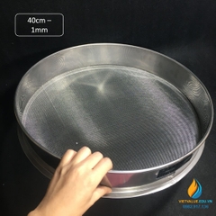 Sàng rây tiêu chuẩn, đường kính 40cm, lỗ 1mm, mã sàng 18