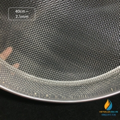 Sàng rây tiêu chuẩn, đường kính 40cm, lỗ 2.5mm, mã sàng 35