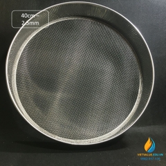 Sàng rây tiêu chuẩn, đường kính 40cm, lỗ 2.5mm, mã sàng 35