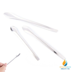 Bộ 3 chiếc thìa inox lấy hóa chất, không gỉ, 1 muỗng, dài 11cm - 14cm