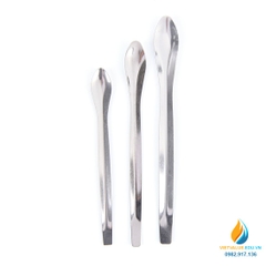 Bộ 3 chiếc thìa inox lấy hóa chất, không gỉ, 1 muỗng, dài 11cm - 14cm