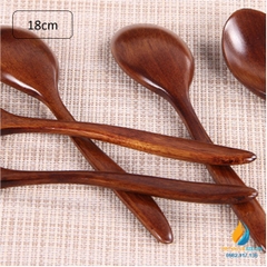 Thìa gỗ dài 18 cm, dụng cụ dành cho học sinh tiểu học thực hành ngoại khóa