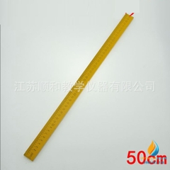 Thước gỗ học sinh kẻ bảng chia vạch, dài 50cm
