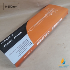 Thước kẹp đo đường kính ngoài phạm vi từ 0-150mm, giá trị đọc 0.02mm, chất liệu thép cacbon