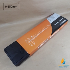 Thước kẹp đo đường kính ngoài phạm vi từ 0-150mm, giá trị đọc 0.02mm, chất liệu thép cacbon