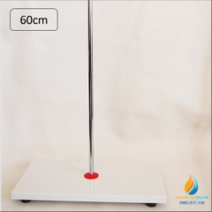 Bộ giá đỡ thí nghiệm đế bản đá cẩm thạch, trục Inox cao 60cm, đường kính 1cm, vững chắc