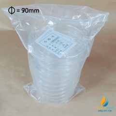 Túi 10 đĩa petri khử trùng, đĩa nuôi cấy đường kính 90mm