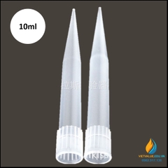 Túi 100 cái đầu Tip loại 10ml cho pipet hút, nhựa PP trong suốt