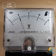 Vôn kế J0408 đo điện áp DC phạm vi đo từ -1 đến 3V hoặc -5 đến 15V, Vôn kế ghép mạch điện