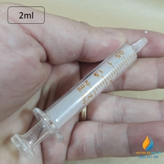 Xy lanh bơm tiêm thủy tinh vạch chia dung tích 2ml