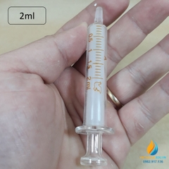 Xy lanh bơm tiêm thủy tinh vạch chia dung tích 5ml