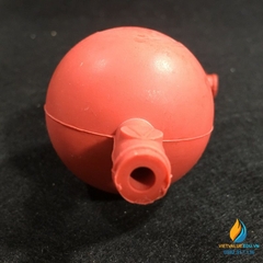 Quả bóp cao su 2 van cho pipet hút thủy tinh