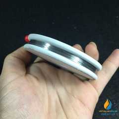 Dây nikel crom, đường kính 0.1mm cuộn dài 10m, cuộn dây Niken Crom thí nghiệm điện