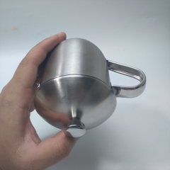 Ca Inox 300ml có nắp, không chia vạch