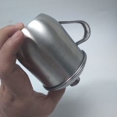 Ca Inox 300ml có nắp, không chia vạch