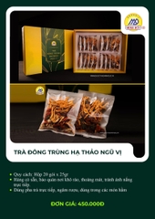 Trà đông trùng hạ thảo ngũ vị