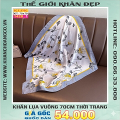 Khăn Phụ Kiện Lụa Vuông 70cm - Thế Giới Khăn Đẹp C1041_1