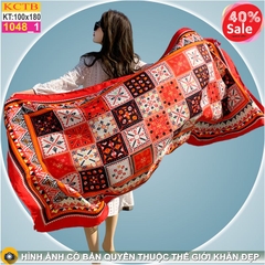 Khăn Choàng Cổ Coton Vải Lanh Thế Giới Khăn Đẹp KHTB1048_1 - Giá bán 90,000 VNĐ