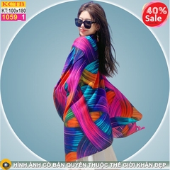 Khăn Choàng Cổ Coton Vải Lanh Thế Giới Khăn Đẹp KHTB1059_1 - Giá bán 90,000 VNĐ
