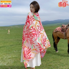 Khăn Choàng Cổ Coton Vải Lanh Thế Giới Khăn Đẹp KHTB1100_2