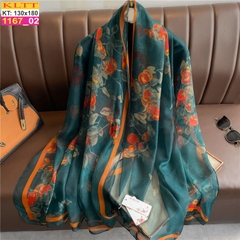 Khăn Lụa Tơ Tằm Thế Giới Khăn Đẹp cao cấp KLTT 167_02