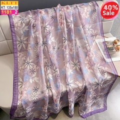Khăn Lụa Tơ Tằm Thế Giới Khăn Đẹp cao cấp KLTT 18102