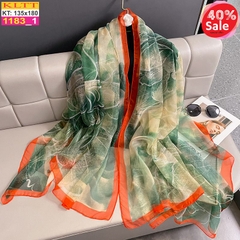 Khăn Lụa Tơ Tằm Thế Giới Khăn Đẹp cao cấp KLTT 18301