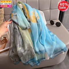 Khăn Lụa Tơ Tằm Thế Giới Khăn Đẹp cao cấp KLTT 18601