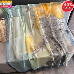 Khăn Lụa Tơ Tằm Thế Giới Khăn Đẹp cao cấp KLTT 18601