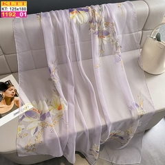 Khăn Lụa Tơ Tằm Thế Giới Khăn Đẹp cao cấp KLTT 19201
