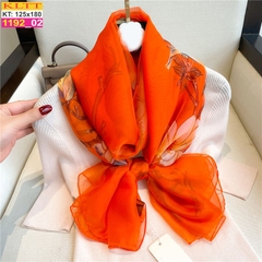 Khăn Lụa Tơ Tằm Thế Giới Khăn Đẹp cao cấp KLTT 19202