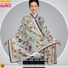 Khăn Choàng Cổ Lụa Thời Trang Thế Giới Khăn Đẹp KLHC 1040_2