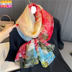 Khăn Lụa Tơ Tằm Thế Giới Khăn Đẹp cao cấp KLTT 19501