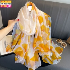 Khăn Lụa Tơ Tằm Thế Giới Khăn Đẹp cao cấp KLTT 19801